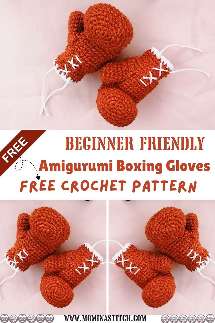 Beginner Friendly Crochet Amigurumi Boxing Gloves