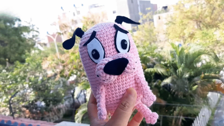 Make Your Own Crochet Courage the Cowardly Dog for Beginners