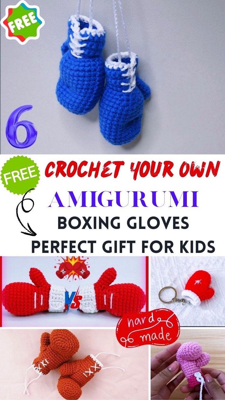 Crochet Your Own Amigurumi Boxing Gloves – Perfect Gift for Kids