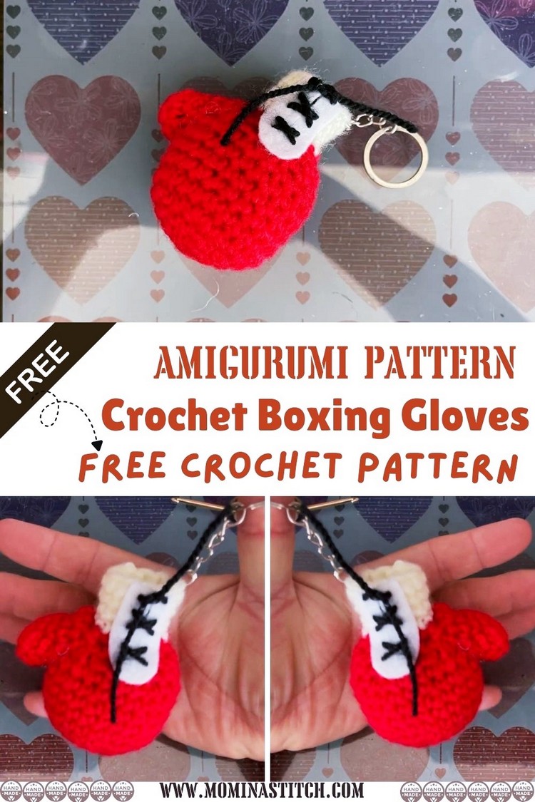 Cute Crochet Boxing Gloves – Amigurumi Pattern