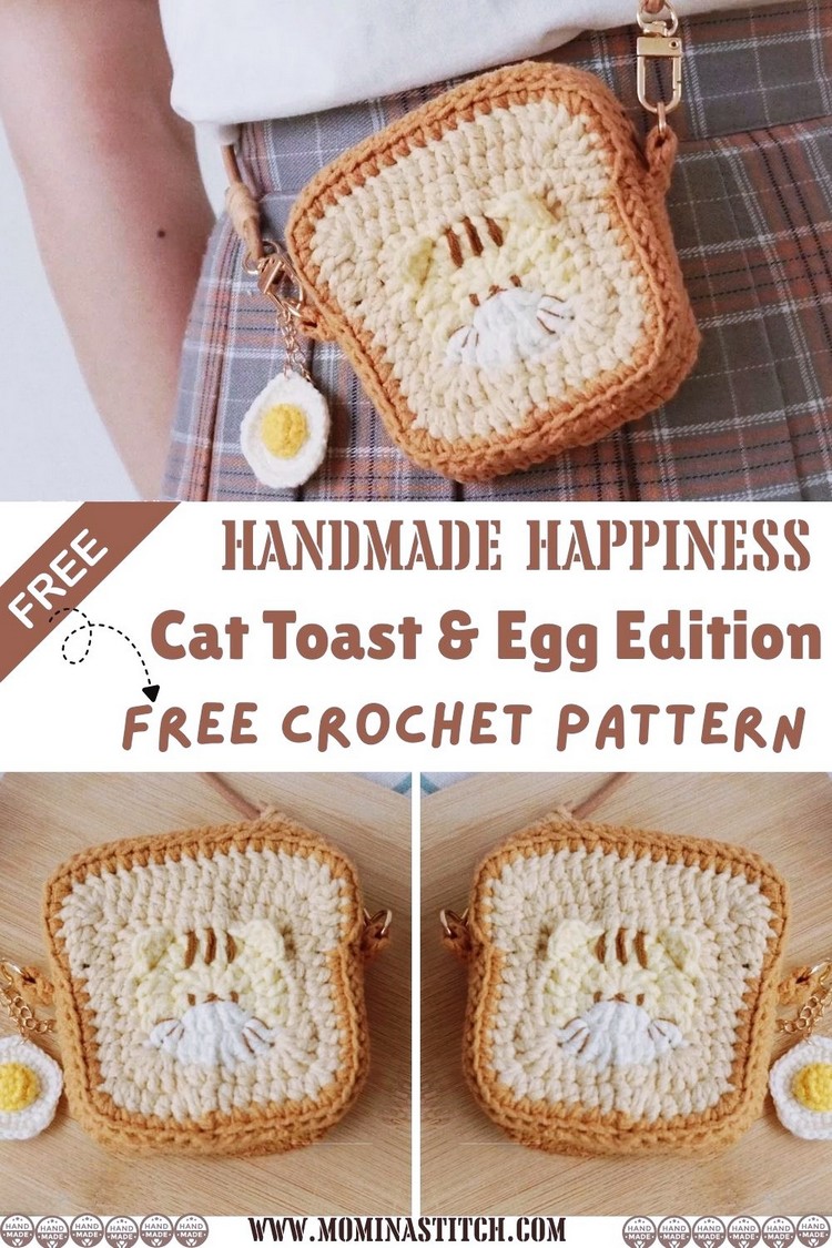 Handmade Happiness Cat, Toast & Egg Edition