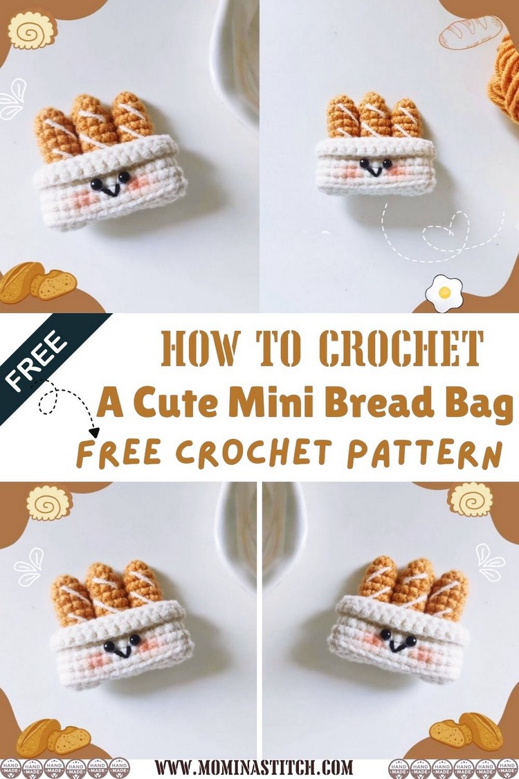How to Crochet a Cute Mini Bread Bag