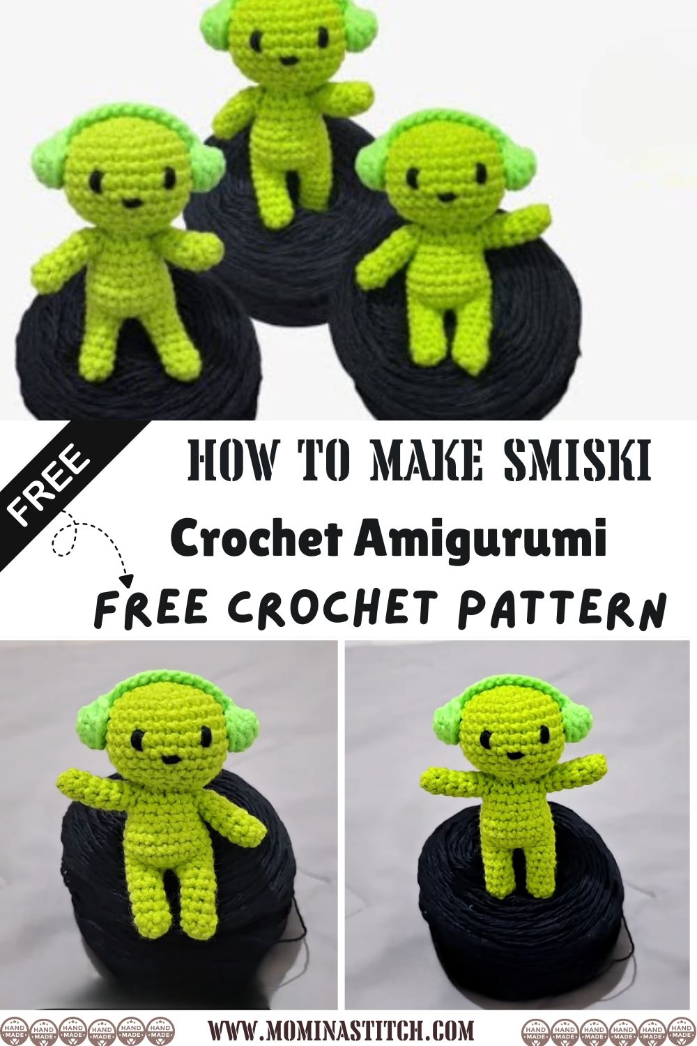 How to Make Smiski Crochet Amigurumi DIY
