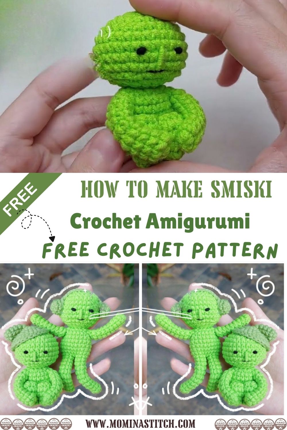 How to Make Smiski Crochet Amigurumi Pattern