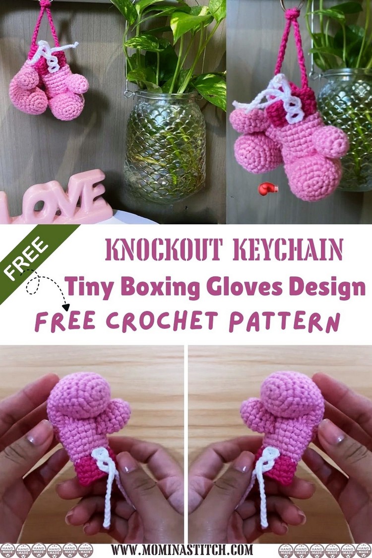 Knockout Keychain – Tiny Boxing Gloves Design