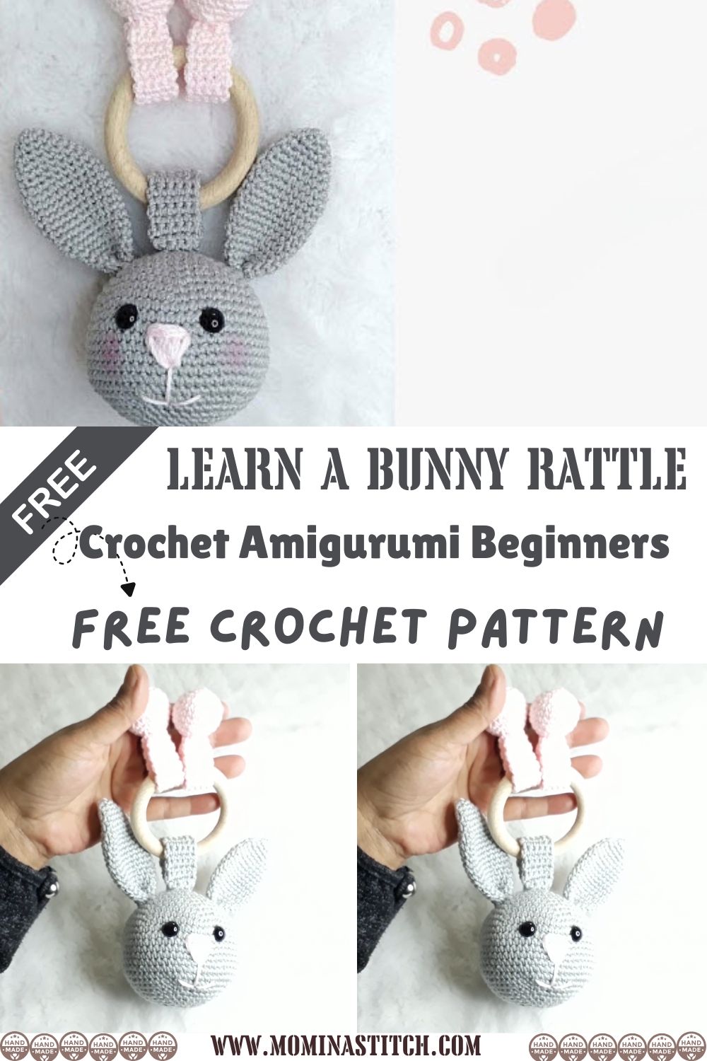 Learn to Crochet a Bunny Rattle – Amigurumi for Beginners