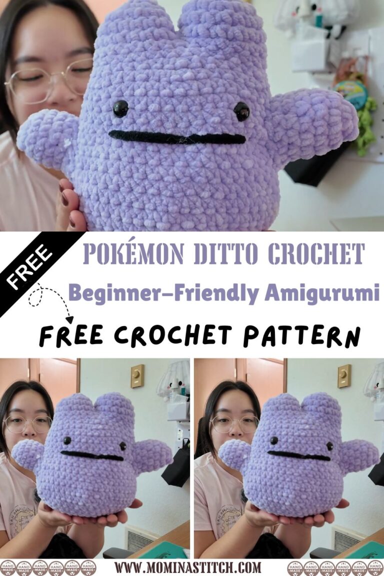 Crochet Ditto Pokémon Amigurumi Patterns