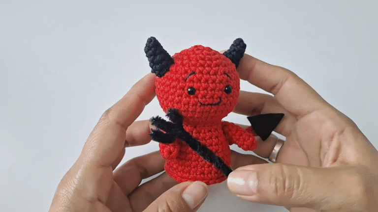 Crochet Devil Amigurumi Pattern – Mini Halloween for Spooky Season