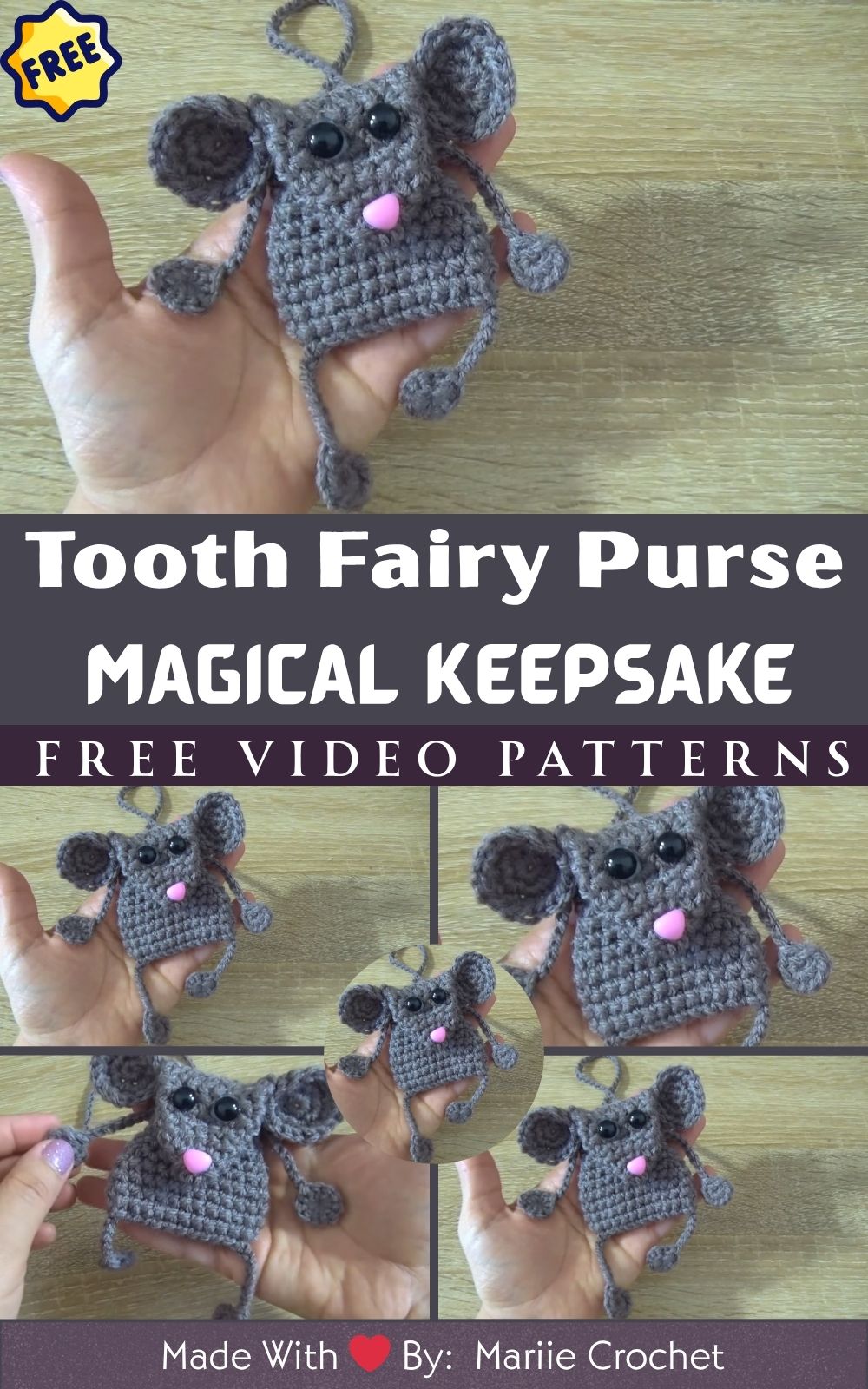 DIY Crochet Tooth Fairy Purse – Magical Keepsake Pattern for Children
