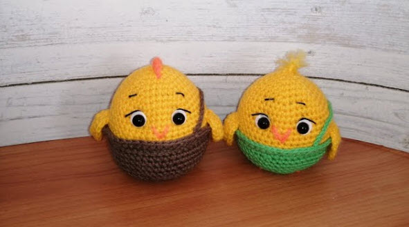 Awesome Crochet Baby Chicken Amigurumi Pattern Toy