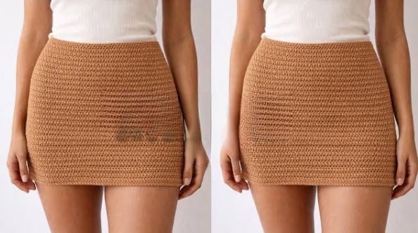 Breathtaking Crochet Simple Ribbed Skirt Pattern