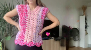 Graceful Crochet Chunky Vest Fast Weekend Pattern
