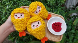 Charming Crochet Kawaii Fried Shrimp Amigurumi Pattern