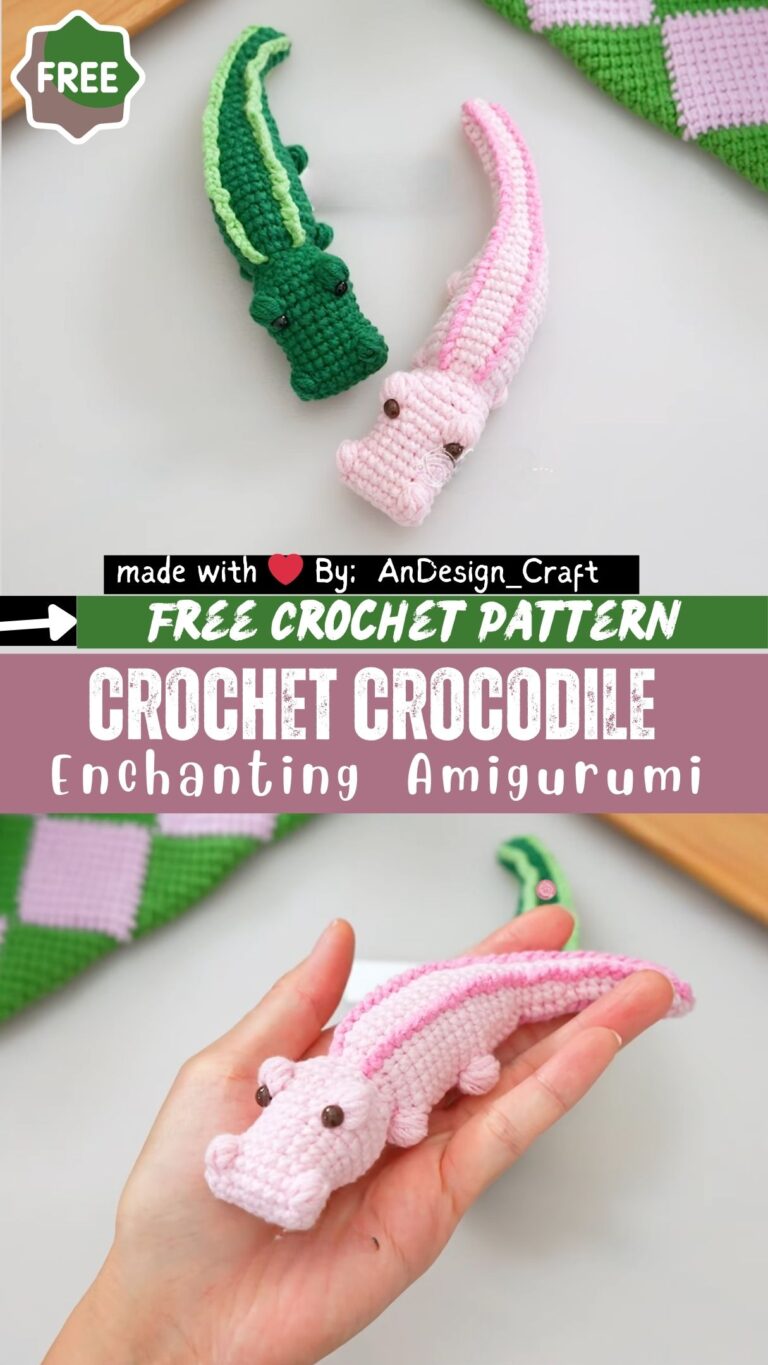 Free Crochet Alligator Amigurumi