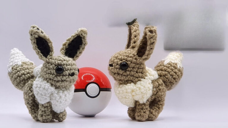 Free Crochet Eevee Amigurumi Patterns That’s Too Cute To Resist