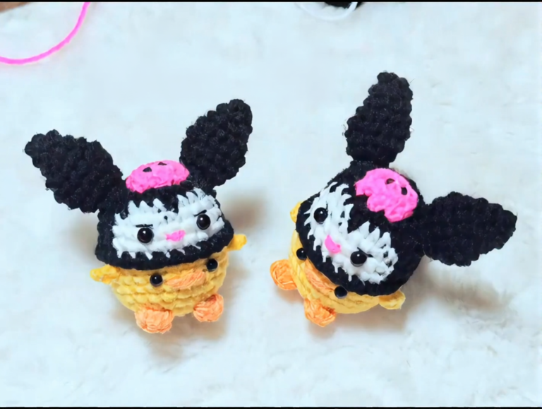 Crochet Kuromi Chick Amigurumi – Step-by-Step Cute & Easy Pattern