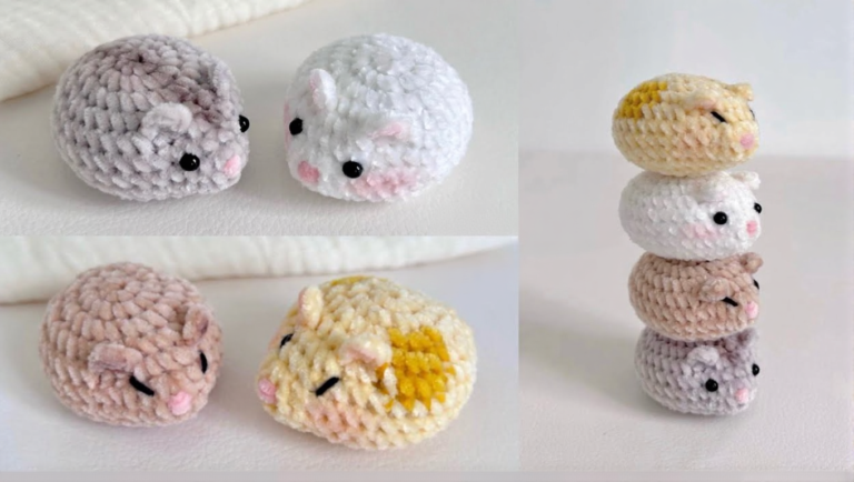 Cute No Sew Crochet Hamster Pattern For Mini Beginner