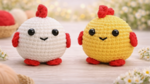 Tiny Crochet Pocket Hen – Hen in Your Hand Amigurumi Pattern