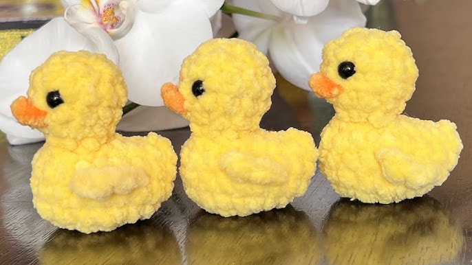 Graceful Crochet Duckling Amigurumi Easy Duck Pattern for Neophytes