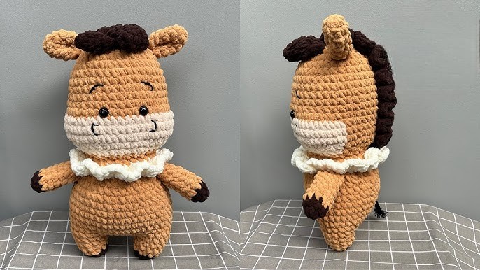 Crochet Bull Ruffle Collar Amigurumi