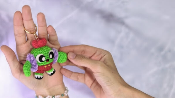 Honest Crochet Toon Spike Brawl Stars Keychain Amigurumi Pattern