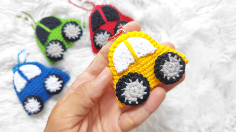 Outstanding Crochet Baby Stroller Keychain Amigurumi Tiny Pattern Accessory