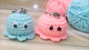 Harmonious Crochet Sea Octopus Keychain Amigurumi Pattern for Newbie