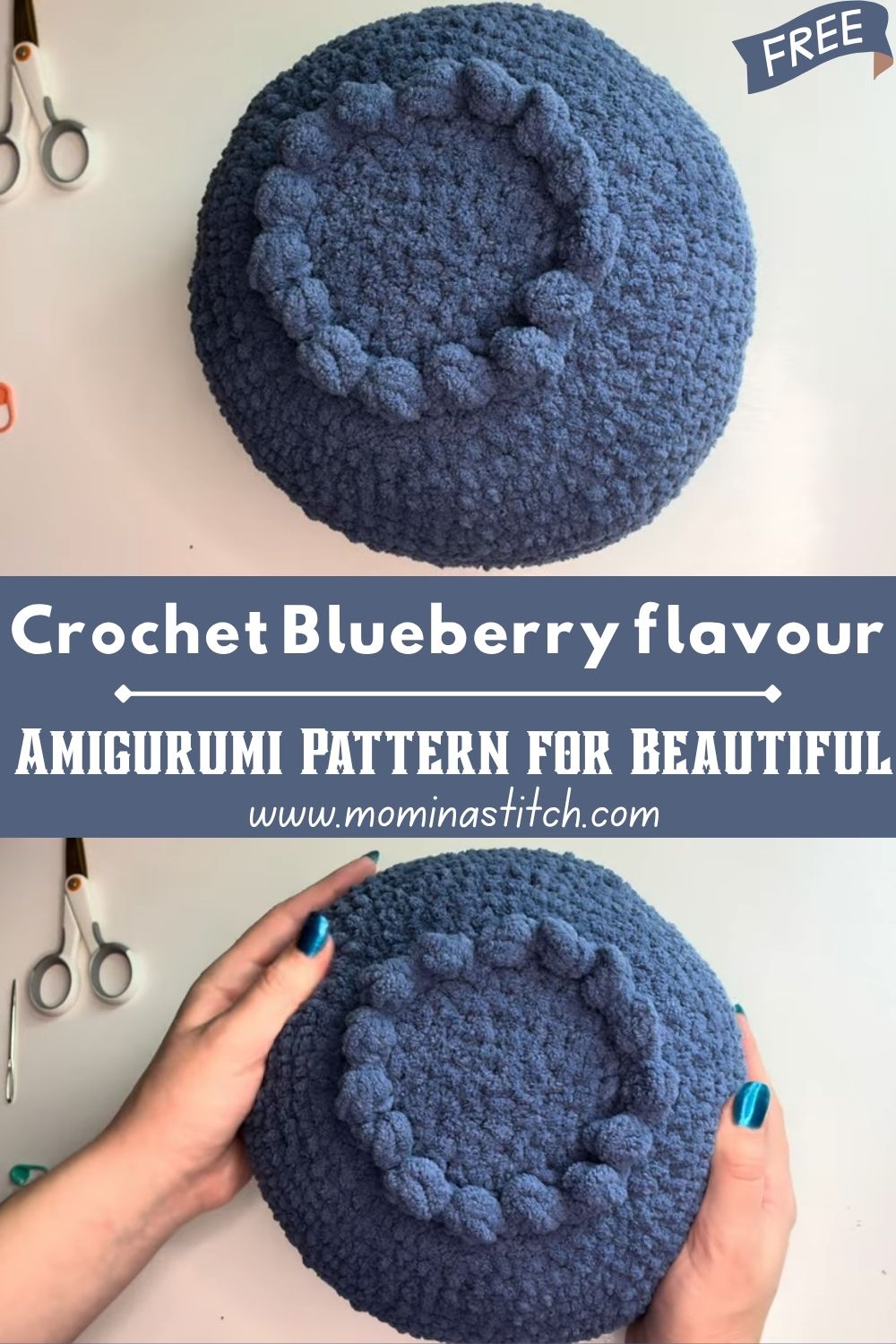 Blissful Crochet Blueberry flavour Amigurumi Pattern for Beautiful Handmade Toys
