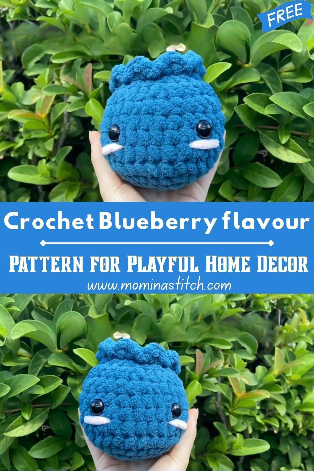 Classy Crochet Blueberry flavour Amigurumi Pattern for Playful Home Decor