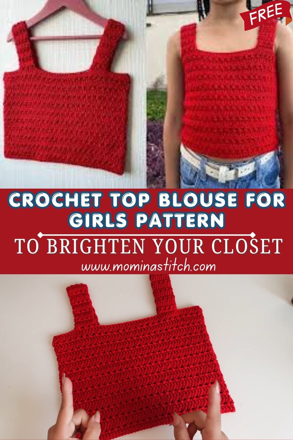 Fantastic Crochet Top Blouse for Girls Pattern to Brighten Your Closet