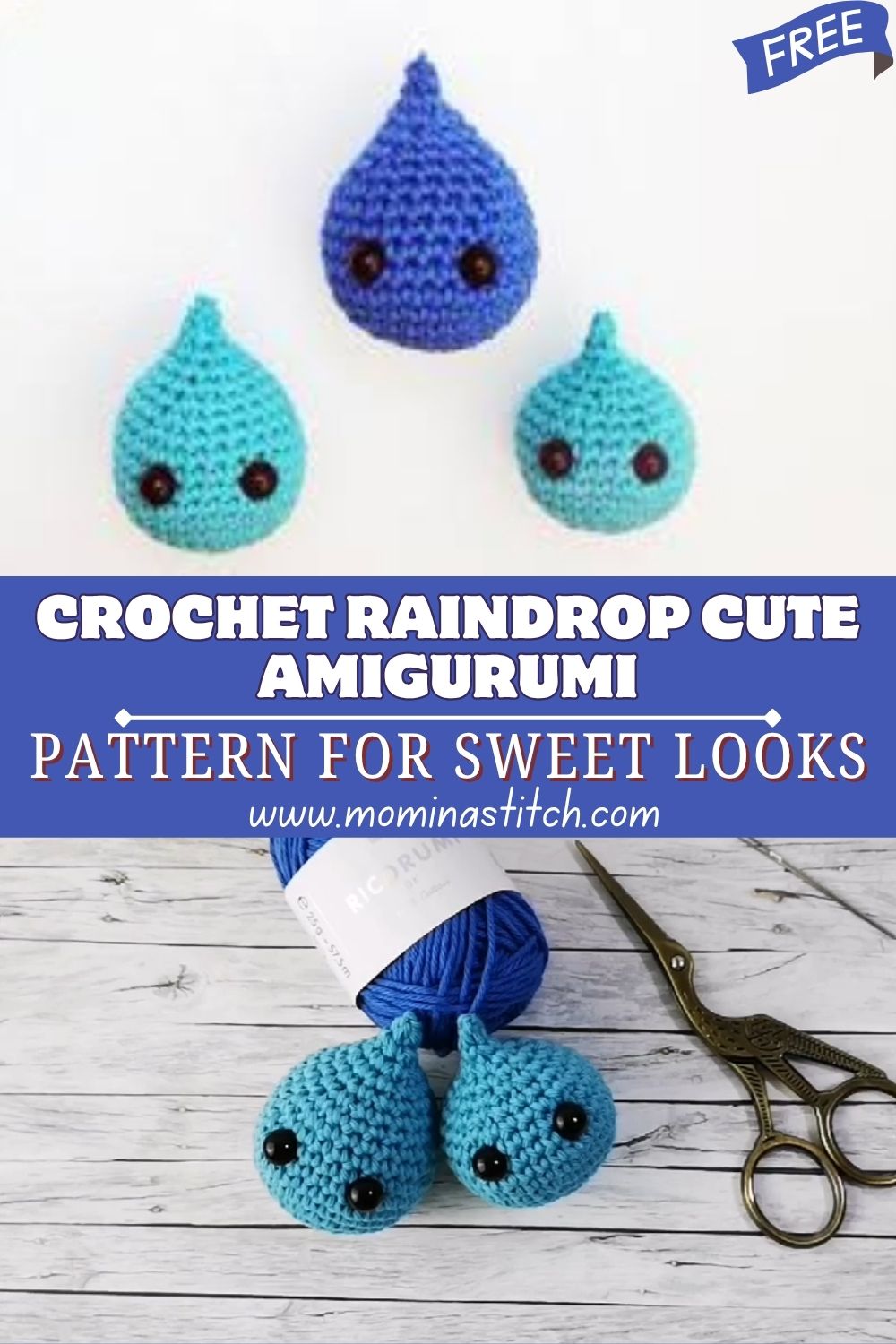 Fearless Crochet Raindrop Cute Amigurumi Pattern for Sweet Looks