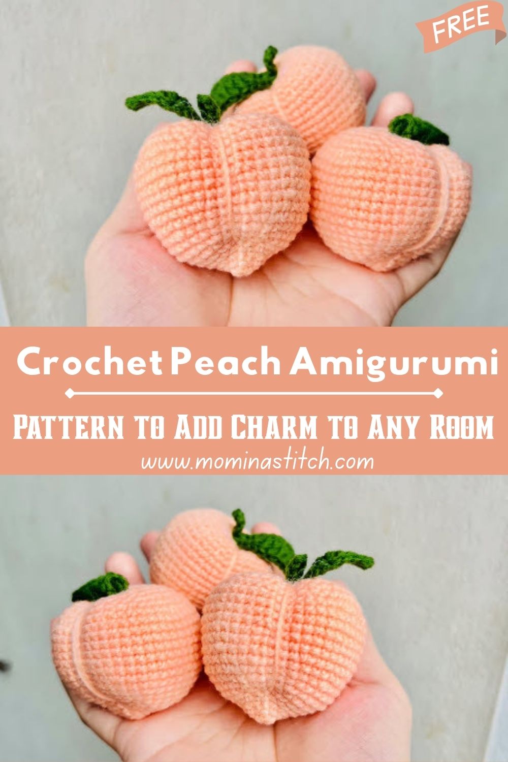 Gorgeous Crochet Peach Amigurumi Pattern to Add Charm to Any Room