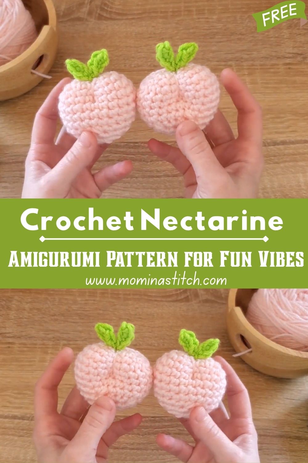 Incredible Crochet Nectarine Amigurumi Pattern for Fun Vibes