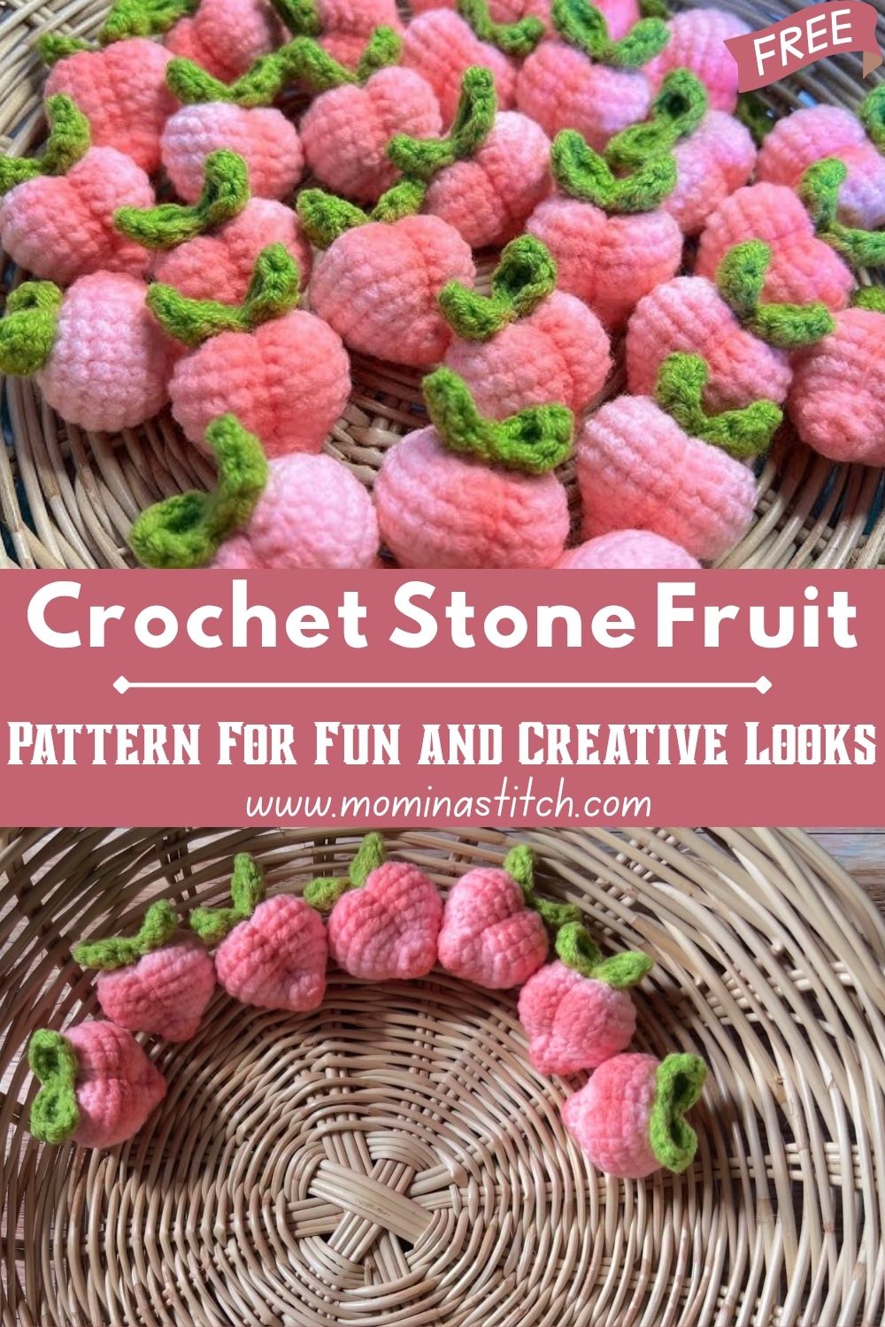 Inspiring Crochet Stone Fruit Amigurumi Pattern For Fun and Creative Looks