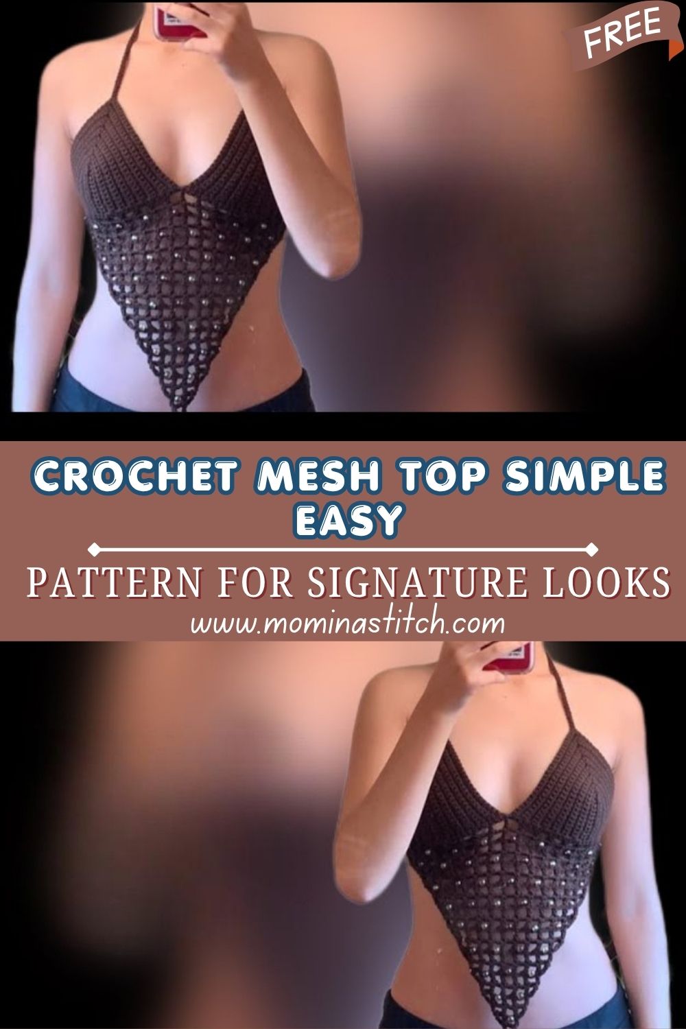 Outstanding Crochet Mesh Top Simple Easy Pattern for Signature Looks