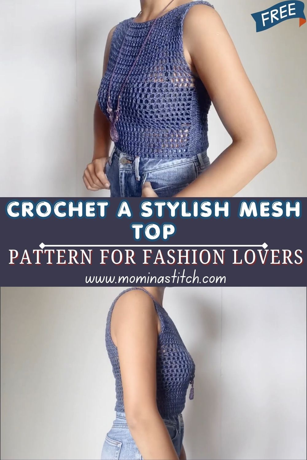 Outstanding Crochet a Stylish Mesh Top Pattern for Fashion Lovers