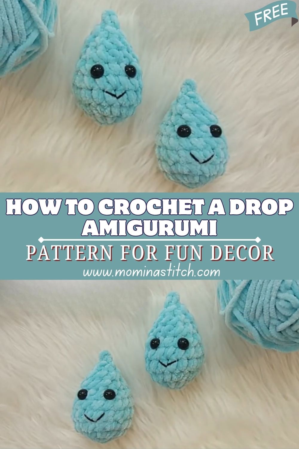 How to Crochet a Drop Amigurumi Pattern for Fun Decor
