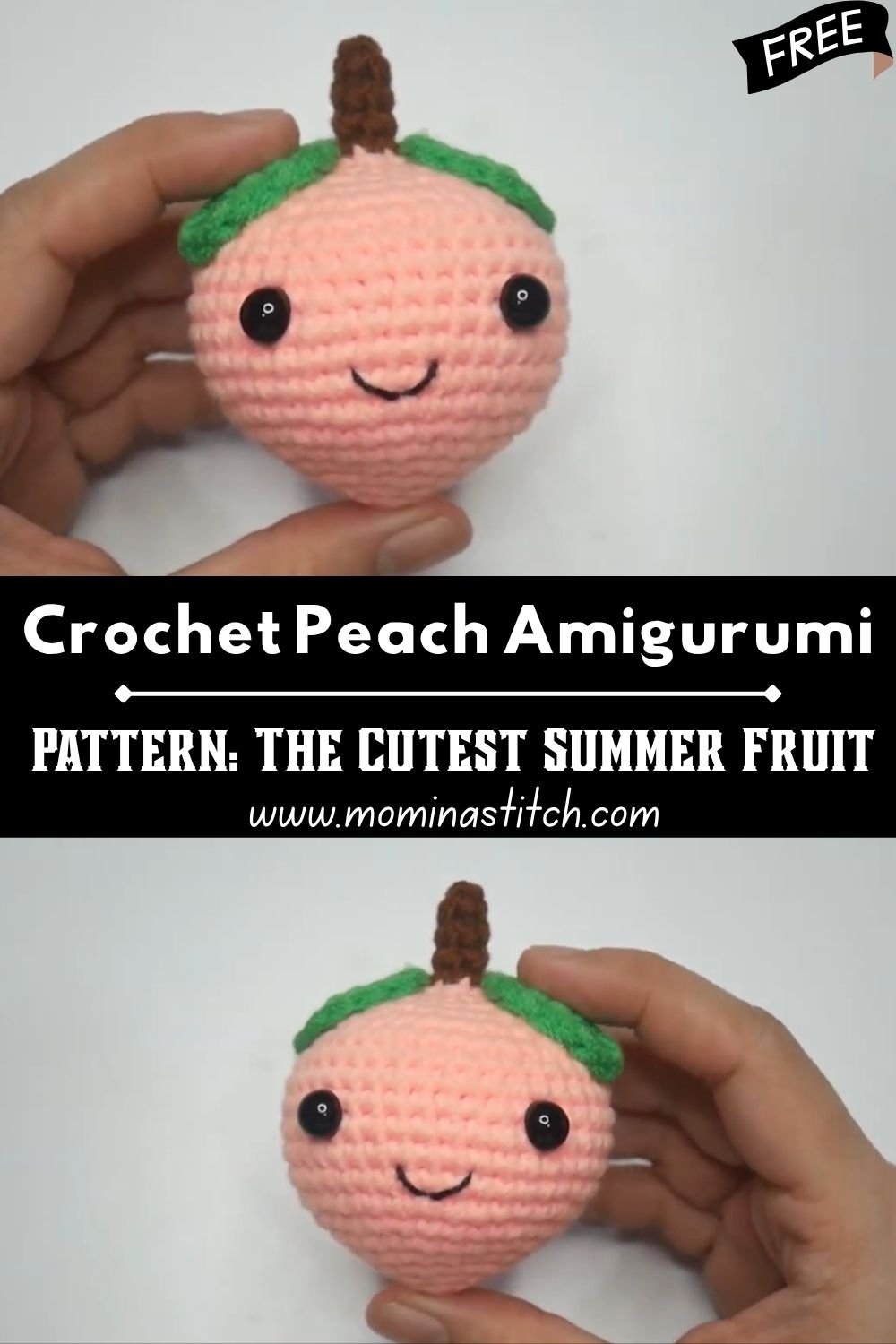 Refined Crochet Peach Amigurumi Pattern The Cutest Summer Fruit Plushie You'll Ever Make