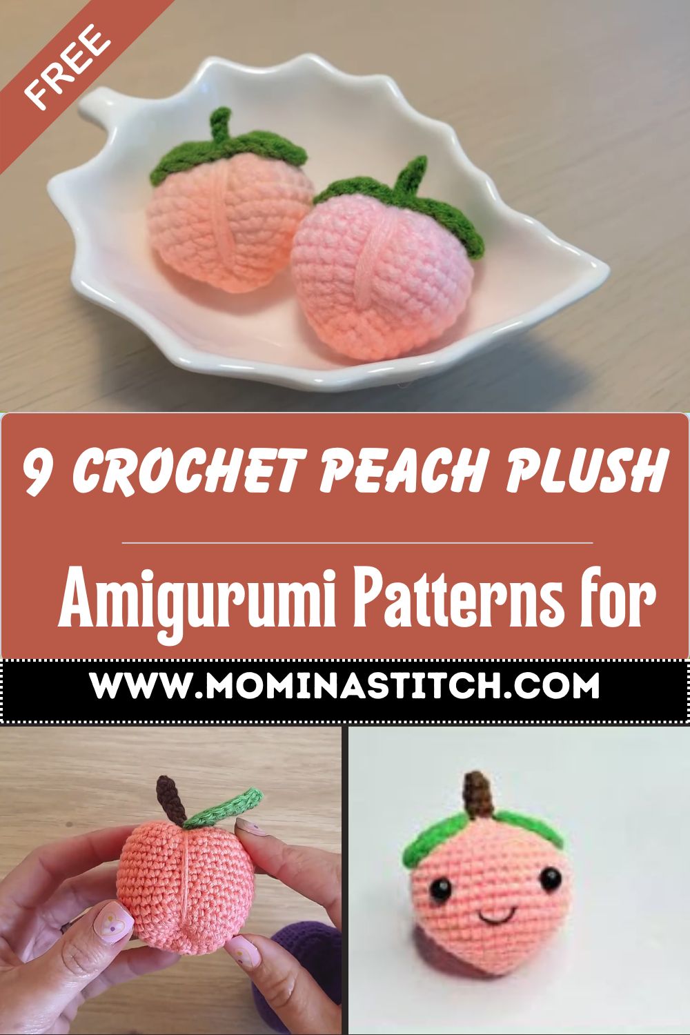 Sweetest Crochet Peach Plush Amigurumi Patterns for Your Fruit Collection