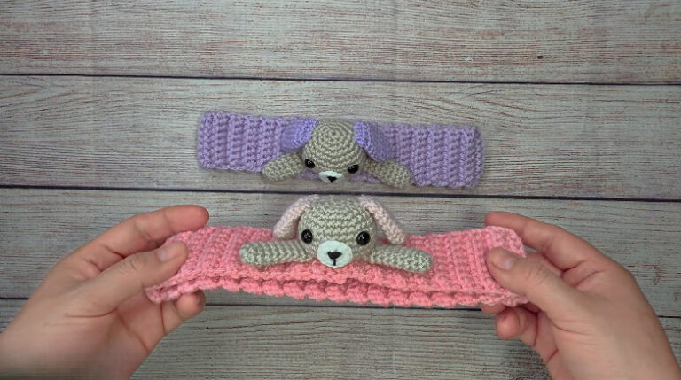 Crochet Dog Headband Free Pattern for a Playful Puppy Look