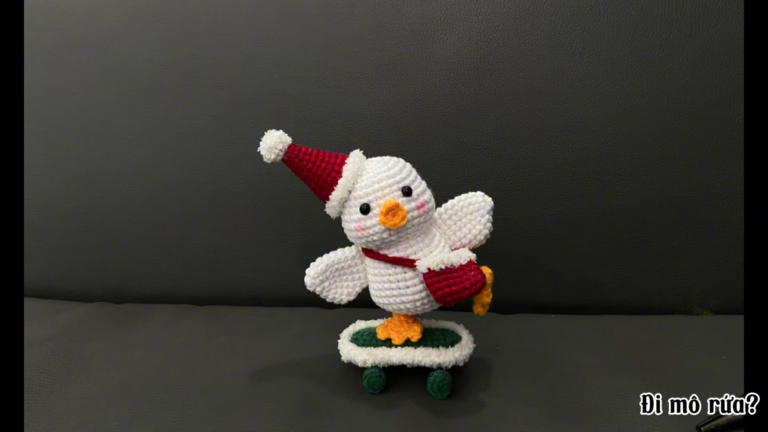 Charming Crochet Skater Board Toy Easy Handmade Pattern