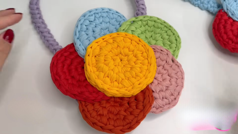 Graceful Crochet Floral Bag Pattern Cute Children's