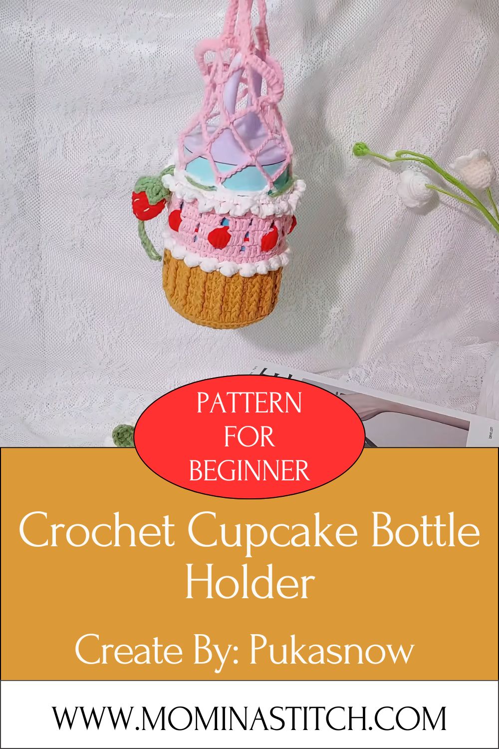 Crochet Cupcake Bottle Holder Pattern You'll Love to Make