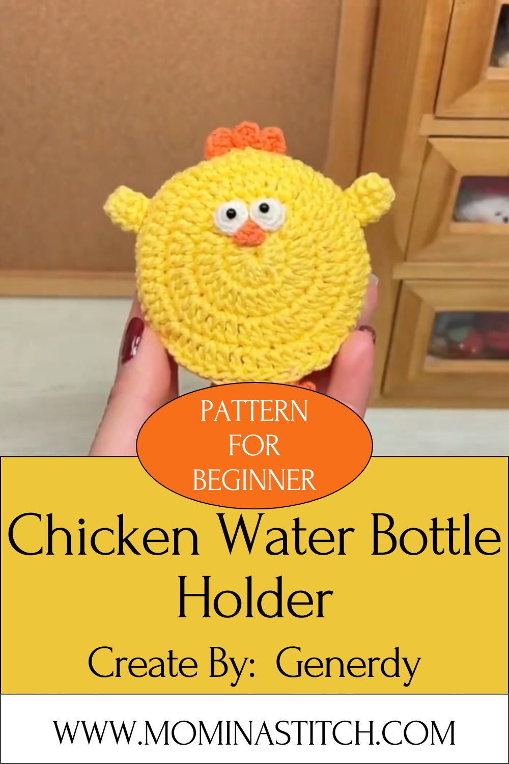 How to Crochet a Chicken Water Bottle Holder Pattern Easy Step-by-Step