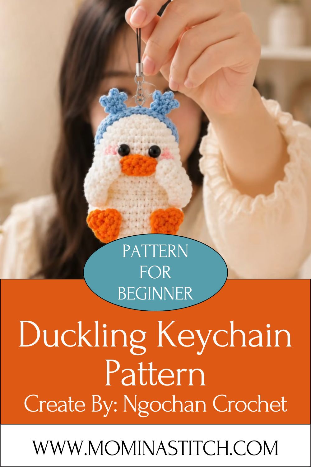Sweet Crochet Duckling Keychain Pattern Easy Handmade Gift Idea