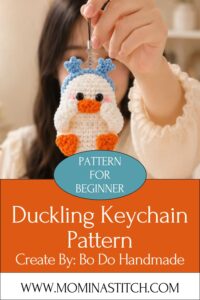 Sweet Crochet Duckling Keychain Pattern Easy Handmade Gift Idea