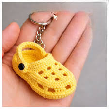 Sweet Crochet Crocs Charm Keychain Easy Pattern