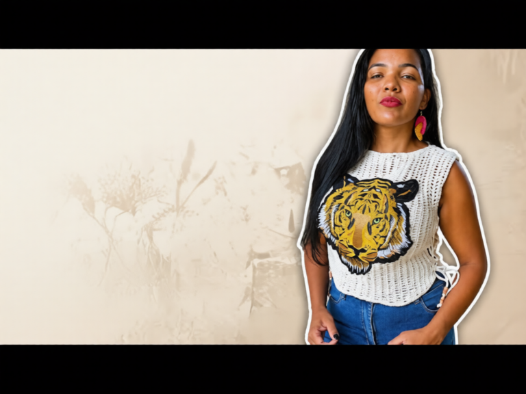 Classy Crochet Tiger Blouse Patterns to Stitch a Cozy Animal Print Top