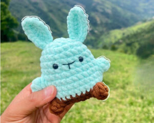 Crochet Bunny Amigurumi Pattern with Floppy Ears