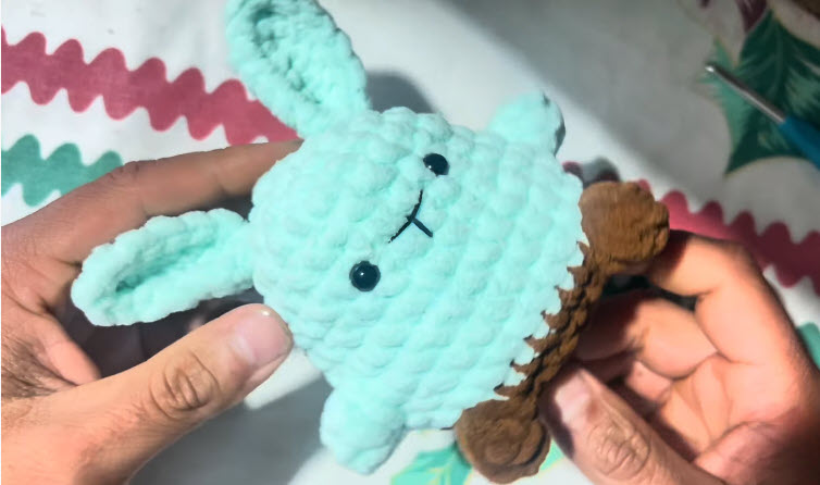 Crochet Bunny Amigurumi Pattern with Floppy Ears